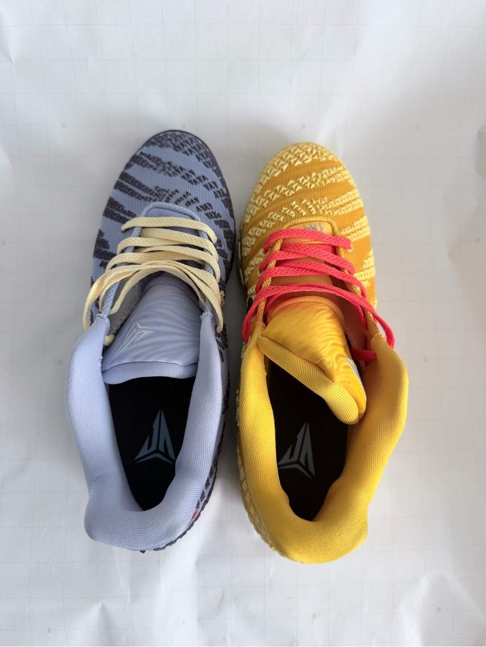 Nike Kids Two-Pair Athletic Sneakers in Yellow, Pink & Blue - Picture 2 of 5